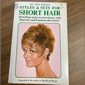 Vintage short hair style booklet